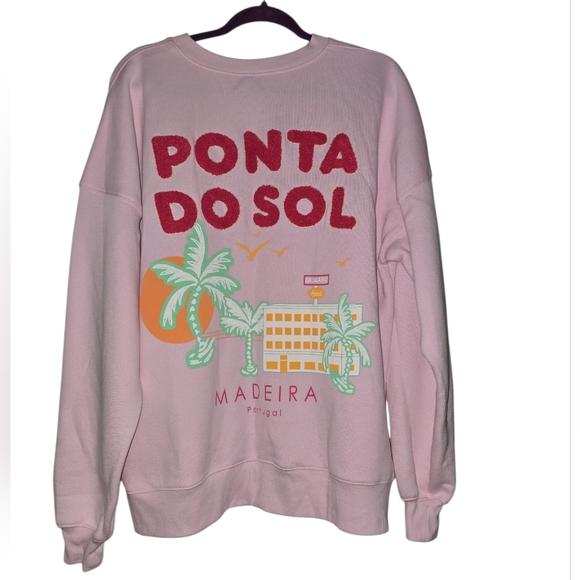 Womens Wild Fable Light Pink Crewneck Oversized Sweatshirt, Medium, NWT!!! - Picture 2 of 3